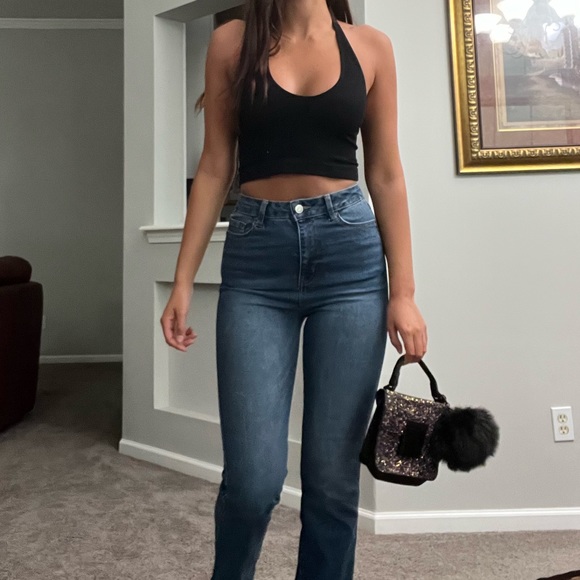 Black Sparkly Aldo Adjustable Strap Purse - Picture 4 of 10